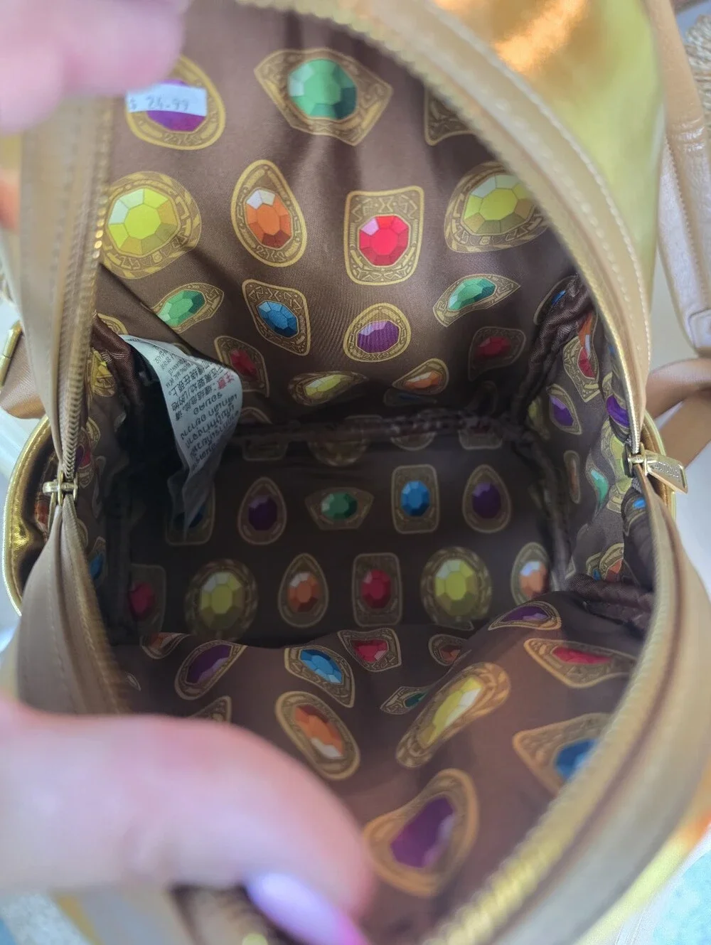 Disney Loungefly Infiniti Stone Gauntlet Backpack